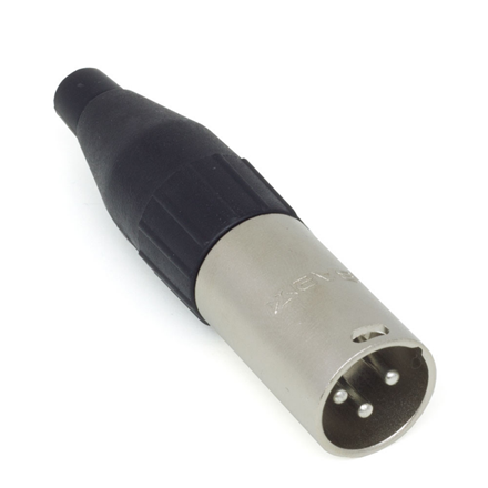 Conector Santo Angelo Xlr Linha Polos Macho Sa X Niquelado Conector