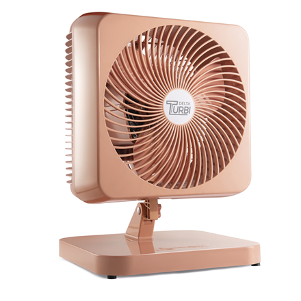 VENTILADOR DE MESA VENTI DELTA LINHA TURBI MAX 220V ROSA NUDE