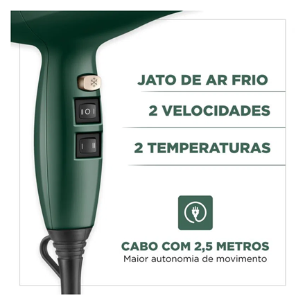 Secador De Cabelo Profissional Mondial Scp Ju V Hz Secador De