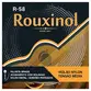 ENCORDOAMENTO ROUXINOL VIOLAO NYLON CRISTAL/PRATEADA TENSAO MEDIA C/BOLINHA R58 (H-7)