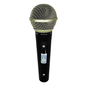 MICROFONE COM FIO LESON SM58 P4 PRETO FOSCO