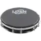 PANDEIRO LUEN 10 FOR PRETO PLAT INOX TARRAXA DUPLA PELE PRETA