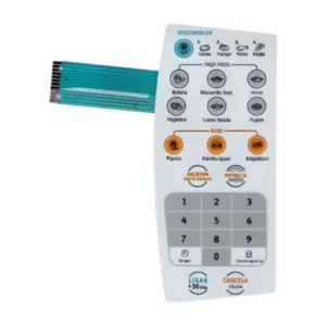MEMBRANA TECLADO COMPATIVEL C/ ELECTROLUX MEF28 - B104 ( M-15 )