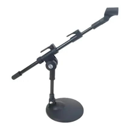 SUPORTE DE MICROFONE VECTOR SM20P DE MESA MINI GIRAFA C/HASTE TELESCOPICA