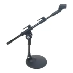 SUPORTE DE MICROFONE VECTOR SM20P DE MESA MINI GIRAFA C/HASTE TELESCOPICA