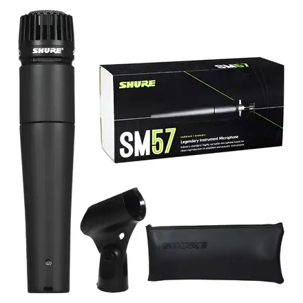 MICROFONE SHURE SM57-LC C/FIO - MICROFONE SHURE SM57-LC C/FIO - SHURE