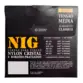 ENCORDOAMENTO VIOLAO NIG N415 NYLON CRISTAL/PRATEADO MEDIA TENSAO -
