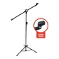 PEDESTAL DE MICROFONE VECTOR PMV100P P/1 MICROFONE S/HASTE TELESCOPICA