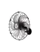 VENTILADOR DE PAREDE SOLASTER 50CM BARCELONA STD R PRETO 220V 145W