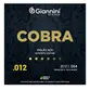 ENCORDOAMENTO VIOLAO GIANNINI 0012 GEEFLKS BRONZE 85/15 - I-4 / 3