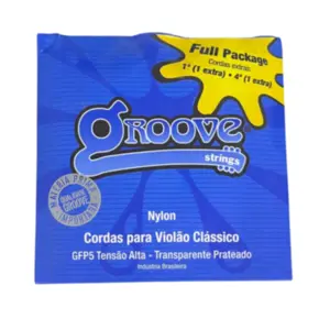 ENCORDOAMENTO VIOLAO GROOVE GFP5 NYLON ALTA TENSAO