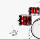 BATERIA MICHAEL INFANTIL MDMC5 WR VERMELHA