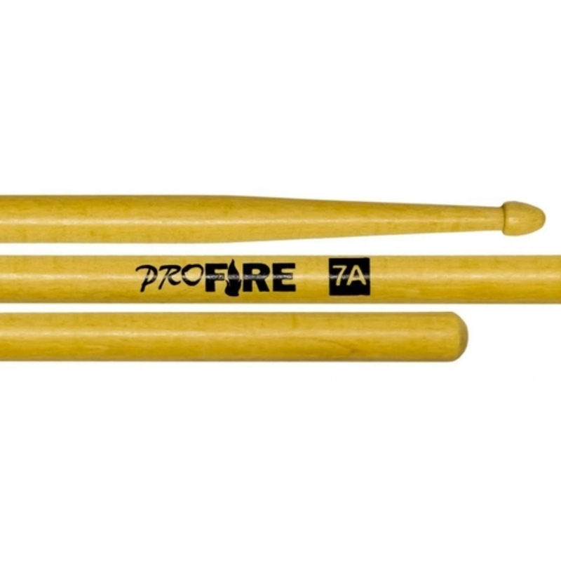 BAQUETA SPANKING 7A PRO FIRE PTA MAD NATURAL PAR BAQUETA SPARKING 7A PRO FIRE PTA MAD