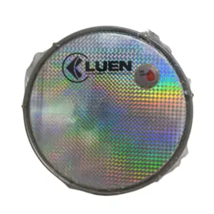 PANDEIRO 10 LUEN ABS PRETO PLAT INOX PELE HOLOGRAFICA SORTIDO - UNIDADE