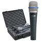 MICROFONE COM FIO MXT PRO BTM57A C/3 C/MALETA E CACHIMBO