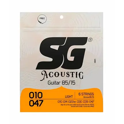 ENCORDOAMENTO SG VIOLAO 010 ACO BRONZE 85 15 0.010 - 0.047