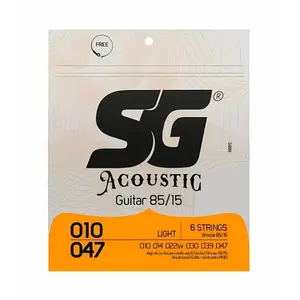 ENCORDOAMENTO SG VIOLAO 010 ACO BRONZE 85 15 0.010 - 0.047
