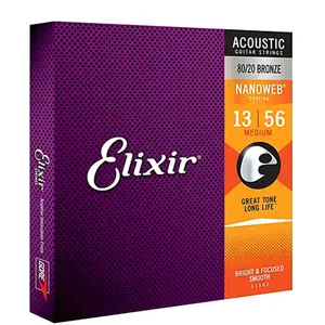 ENCORDOAMENTO VIOLAO ELIXIR 013 MEDIUM BRONZE 80/20