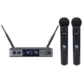 MICROFONE SEM FIO DYLAN UDX02 UHF C/2 MICROFONE BASTAO C/DISPLAY DIGITAL