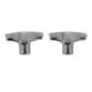 BORBOLETA TORELLI FEMEA 6MM CROMADA TA002 - 2 UNIDADE