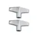 BORBOLETA TORELLI FEMEA 6MM CROMADA TA002 - 2 UNIDADE