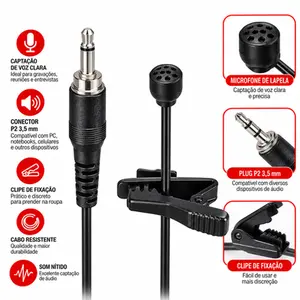 MICROFONE TAGSOUND TG88LP LAPELA