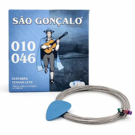 ENCORDOAMENTO SAO GONCALO GUITARRA 010 NIQUEL 0.010 - 0.046 (I - 3 / 13)