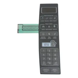 MEMBRANA TECLADO COMPATIVEL C/ ELECTROLUX MS37R ESPELHADA