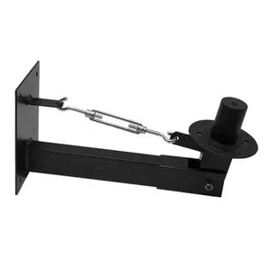 SUPORTE PAREDE SATY  PROF. P/CAIXA ACUST SPC40 PRETO