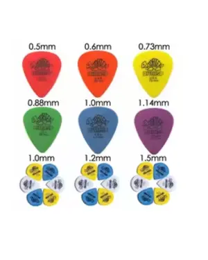 PALHETA CUSTOM SOUND 6 MEDIDAS (0.50, 0.73, 0.88, 1.00, 1.14, 1.50) - UNIDADE