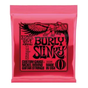 ENCORDOAMENTO ERNIE BALL P/GUITARRA 011-052 BURLY SLINKY NIQUEL P02226