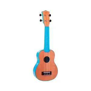 UKULELE  WINNER SOPRANO 21 ABS TAMPO TIPO FLAMED OKUME AZUL C/CAPA COLORS SERIES