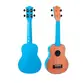 UKULELE  WINNER SOPRANO 21 ABS TAMPO TIPO FLAMED OKUME AZUL C/CAPA COLORS SERIES