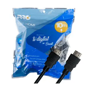 CABO HDMI+HDMI PROELETRONIC 10M CAHD-2010 4K 2.0 ULTRA HD 3D
