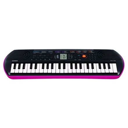 TECLADO CASIO SA-78AH2 ROSA INFANTIL - TECLADO CASIO SA-78AH2 ROSA