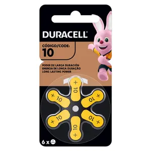 PILHA AUDITIVA DURACELL 10 ( DUR - 07 )