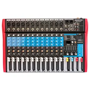 MESA DE SOM SOUNDVOICE MS122 EUX 12 CANAIS EF/EQ