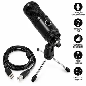 KIT MICROFONE SOUNDVOICE CONDENSADOR LITE SOUNDCASTING 1200