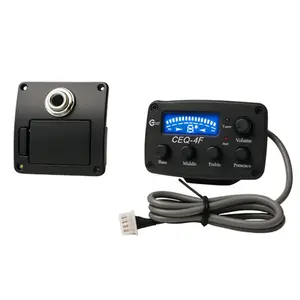 PRE EQUALIZADOR AFINADOR CUSTOM SOUND CEQ 4F PRETO