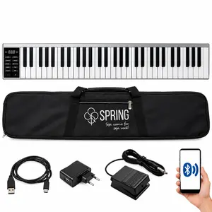 TECLADO SPRING SENSITIVO FUNCAO MIDI SEASONS 61
