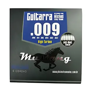 ENCORDOAMENTO PHX MUSTANG GUITARRA HIGH-CARBON 009 SE2X-009 - ( I - 5 / 7 )