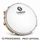 PANDEIRO TIMBRA 12 PROFISSIONAL FORMICA FREIJO C/ARO NIQUELADO PELE LEITOSA C/CAPA 8630F