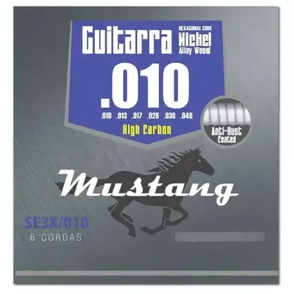 ENCORDOAMENTO PHX MUSTANG GUITARRA HIGH-CARBON 010 SE3X-010