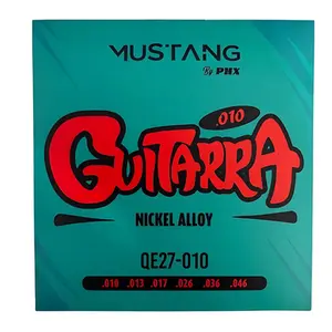 ENCORDOAMENTO PHX MUSTANG GUITARRA NICKEL ALLOY 010 QE27-010