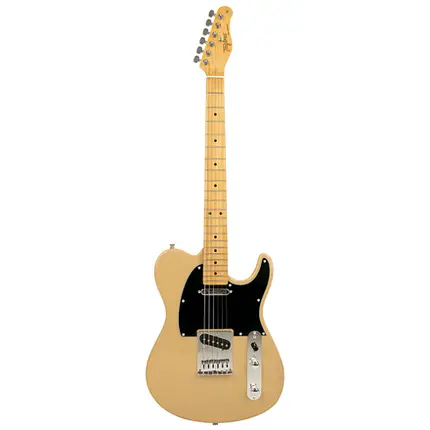 GUITARRA TAGIMA TELE 2S ESCALA CLARA ESCUDO BK TW-55 BS