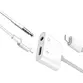 CABO ADAPTADOR TIPO IPHONE + JACK J2 STEROLELONG LE0155 ( EXB- 15 )