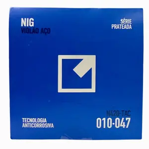 ENCORDOAMENTO NIG  VIOLAO ACO/PRATEADA-.10 /.47 6 CORDAS N420-TAC