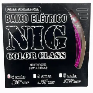ENCORDOAMENTO NIG P/CONTRABAIXO COLOR CLASS 040-4 CORDAS VERDE