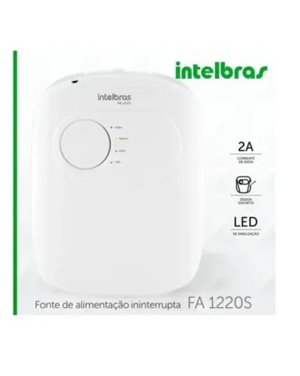 FONTE ININTERRUPTA INTELBRAS FA1220S 12V 2A - ( INT- 373 )