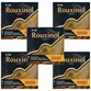 KIT CORDAS DE VIOLÃO ROUXINOL CRISTAL/PRATEADA TENSAO MEDIA C/BOLINHA R58 - 5 UNIDADES